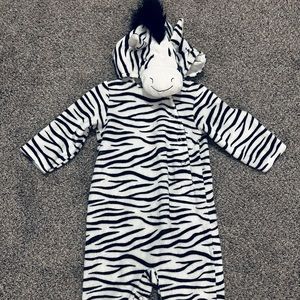 Zebra infant costume
